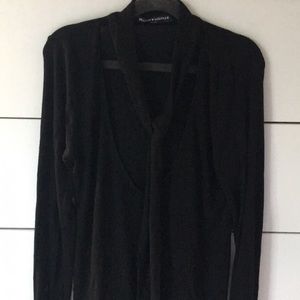 Brandy Melville front tie scoop neck